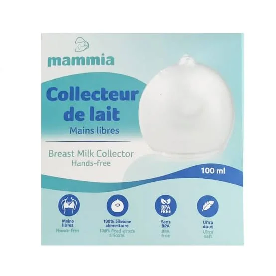 TIRE LAIT COLLECTEUR MAIN LIBRE 100% SILICONE MAMMIA