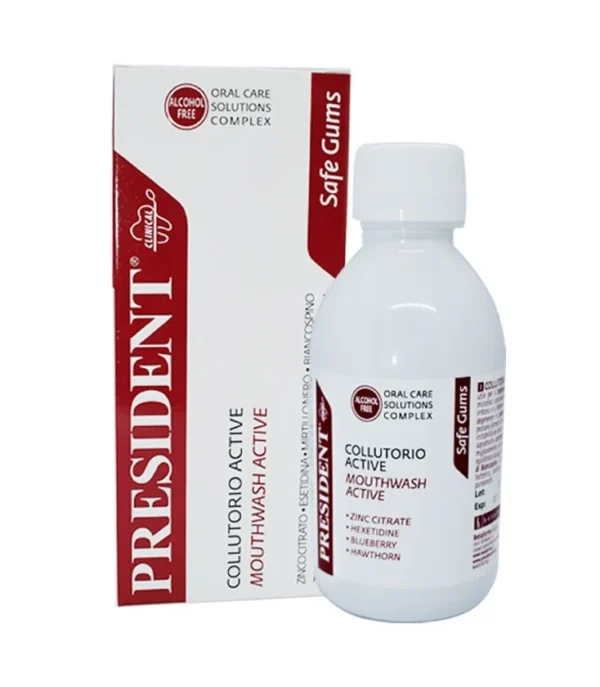 BAIN DE BOUCHE PRESIDENT ACTIVE 200 ML