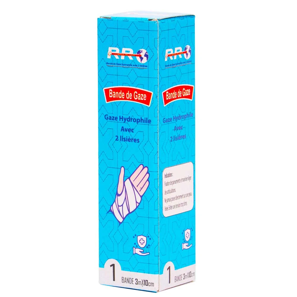 BANDE DE GAZE RR 2 LISIERES X 7 (COMED) - Image 1