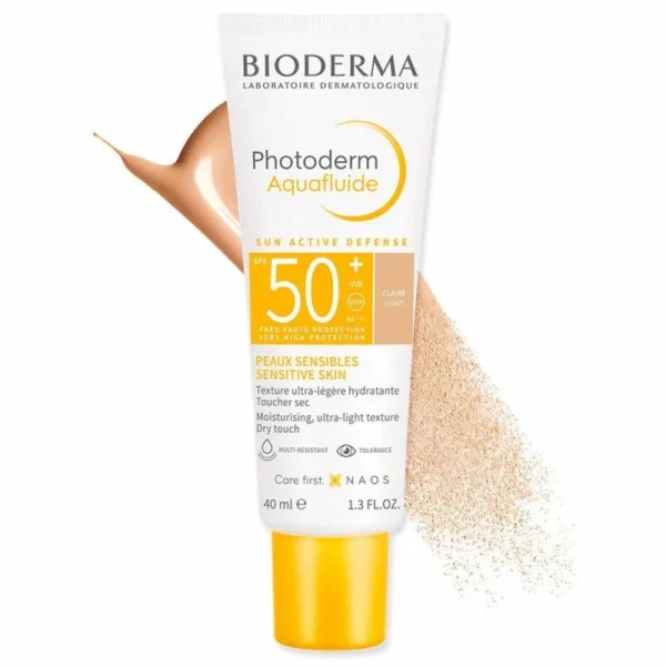 PHOTODERM ECRAN AQUAFLUIDE TEINT CLAIRE 40 ML SPF 50+