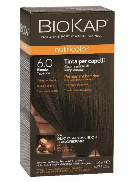 BIOKAP NUTRICOLOR 6.0 (140 ML) BLOND TABAC