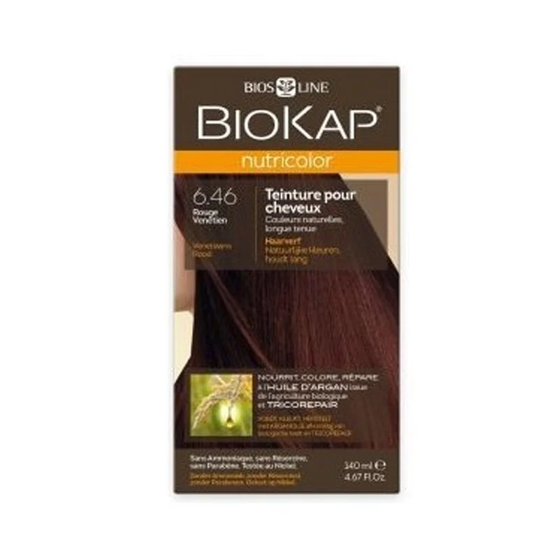 BIOKAP NUTRICOLOR 6.46 (140 ML) ROUGE VENITIEN - Image 1