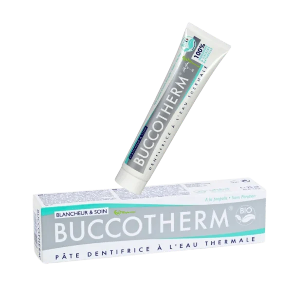 BUCCOTHERM DENT BLANCHEUR & SOIN 75 ML GOUT MENTHE