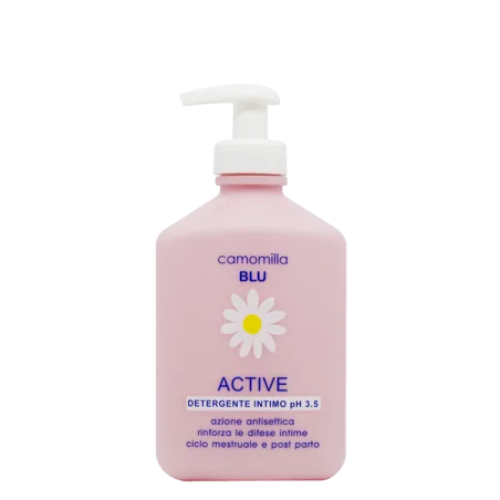 CAMOMILLA BLU HYGIENNE INTIME ACTIVE NETTOYANT INTIME 300 ML PH 3.5 + TROUSSE + SERVIETTE