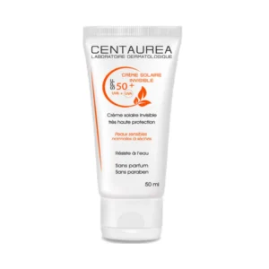 CENTAUREA CREME SOLAIRE INVISIBLE PEAU SECHE SPF50+ 50 ML