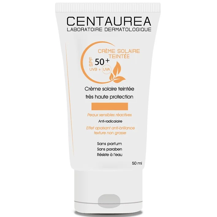 CENTAUREA CREME SOLAIRE TEINTÉ CLAIRE SPF50+ 50 ML - Image 1