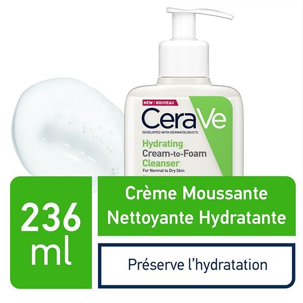 CERAVE CREME MOUSSANTE NETTOYANTE 236 ML