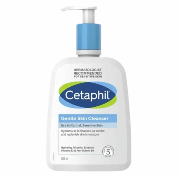 CETAPHIL LOTION NETTOYANTE 500 ML POMPE GENTLE SKIN
