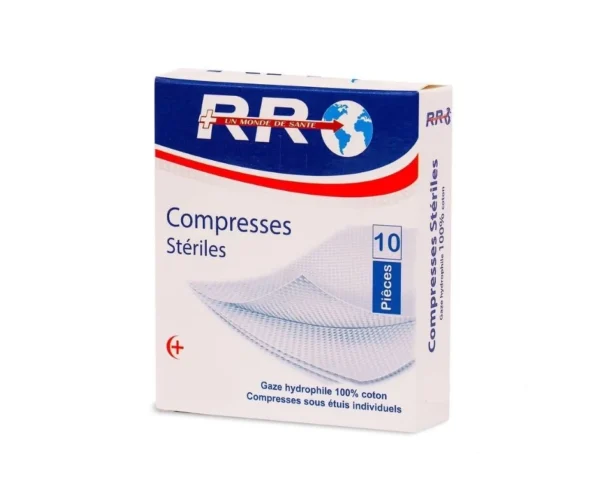 COMPRESSE STERILES RR 40X40CM BTE 10 B (COMED)