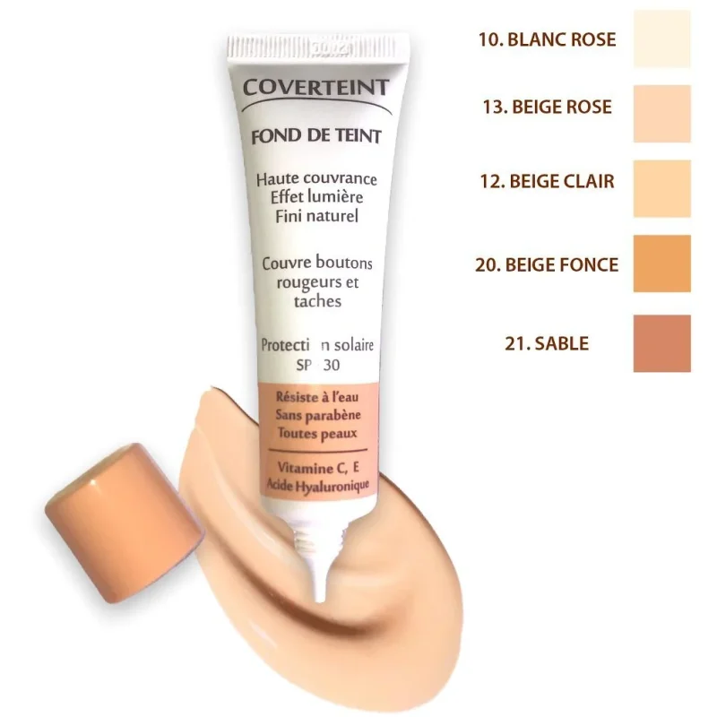 COVERTEINT FOND DE TEINT 20 BEIGE FONCÉ - Image 1