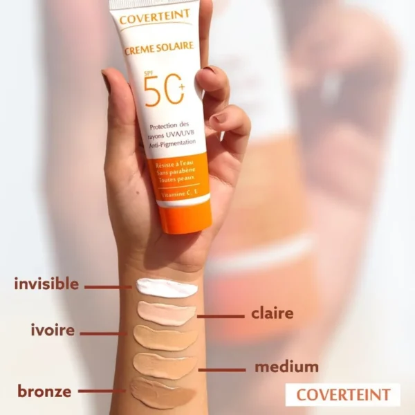 COVERTEINT CREME SOLAIRE INVISIBLE SFP50+
