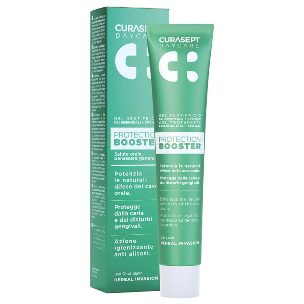 DENTIFRICE CURASEPT DF BOOSTER PROTECT HERB INV - Image 1
