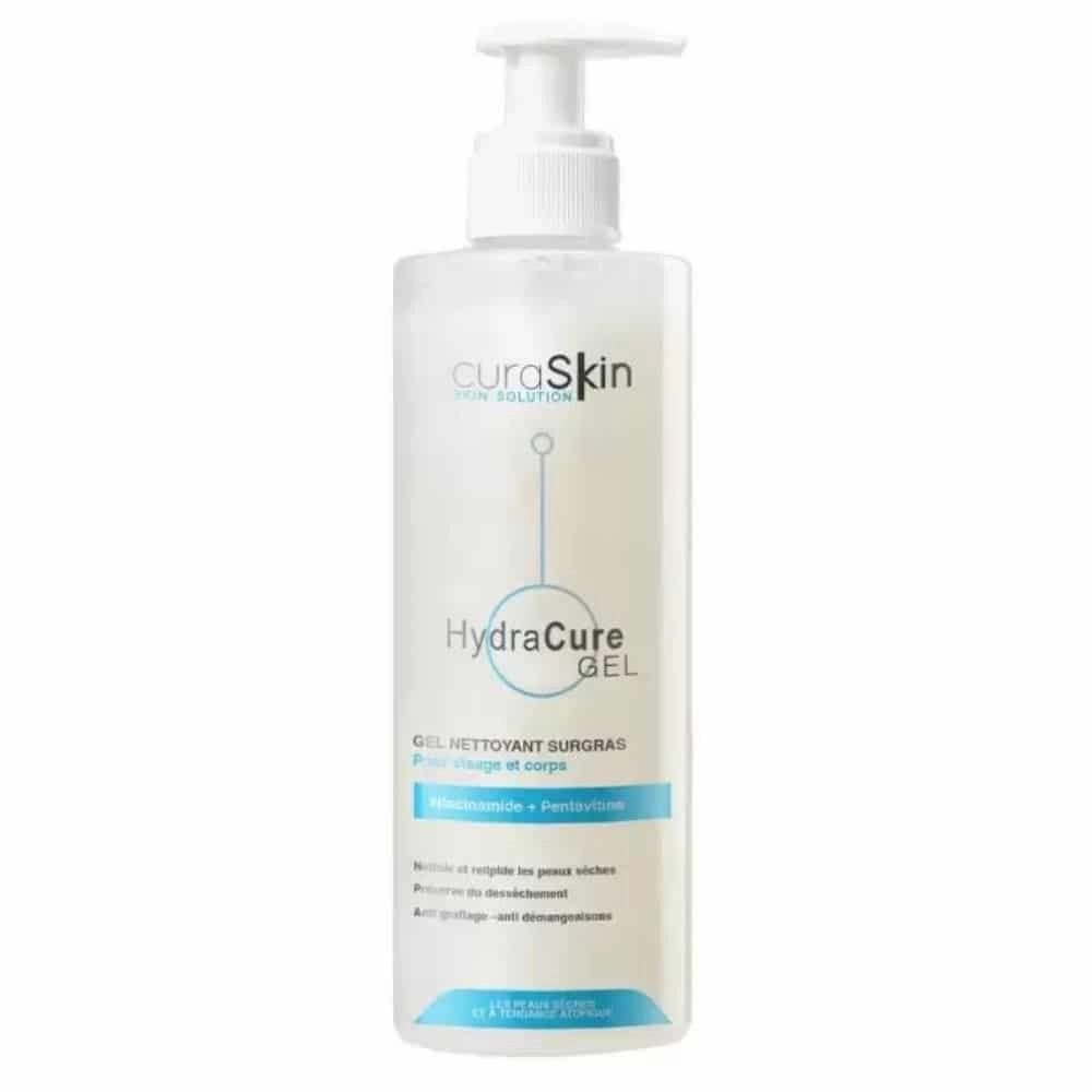 CURASKIN HYDRACURE GEL NETTOYANT SURGRAS 400 ML GF - Image 1