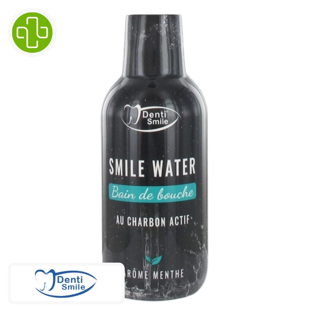 DENTI SMILE BAIN DE BOUCHE AU CHARBON MENTHE - Image 1