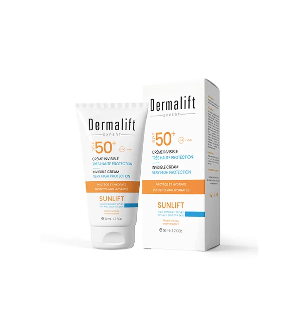 DERMALIFT SUNLIFT CREME SOLAIRE SPF 50+ PEAUX SECHES 50 ML