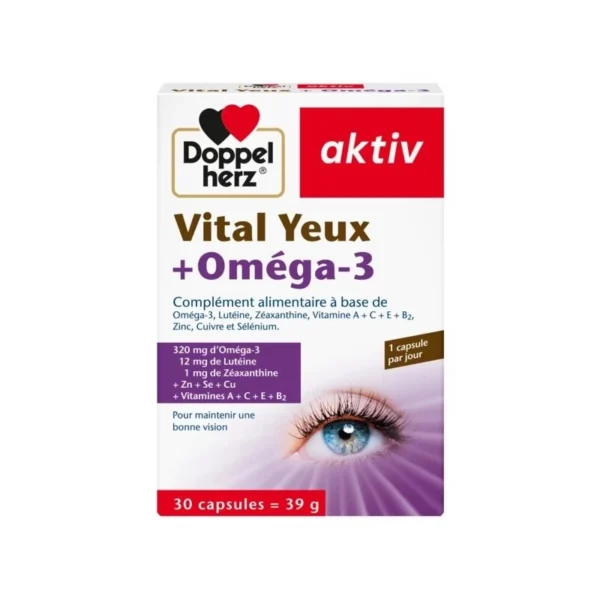 AKTIV VITAL YEUX + OMEGA 3 X 30 CP DOPPEL HERZ