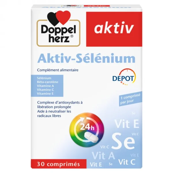 AKTIV SELENIUM + VITAMINE C + E X 30 CP DOPPEL HERZ