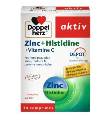 AKTIV ZINC HISTIDINE + VITAMINE C X 30 COMP DOPPEL HERZ