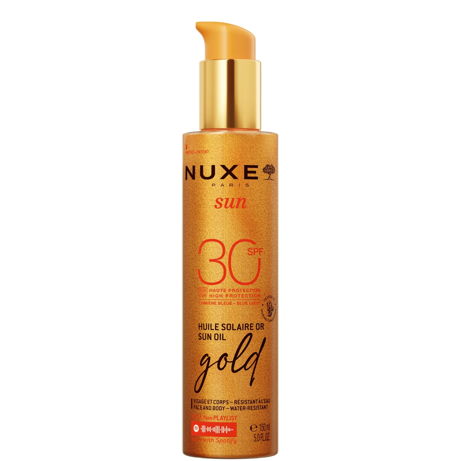 NUXE SUN ECRAN HUILE SPF30 GOLD 150 ML - Image 1