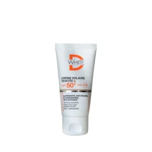 DWHITE CREME SOLAIRE TEINTEE MEDIUM SPF 50+ 50 ML