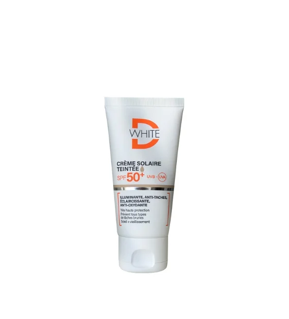 DWHITE CREME SOLAIRE TEINTEE MEDIUM SPF 50+ 50 ML
