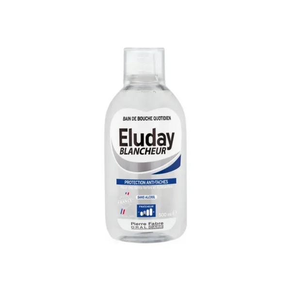 BAIN DE BOUCHE ELGYDIUM ELUDAY BLANCHEUR QUOTIDIEN 500 ML
