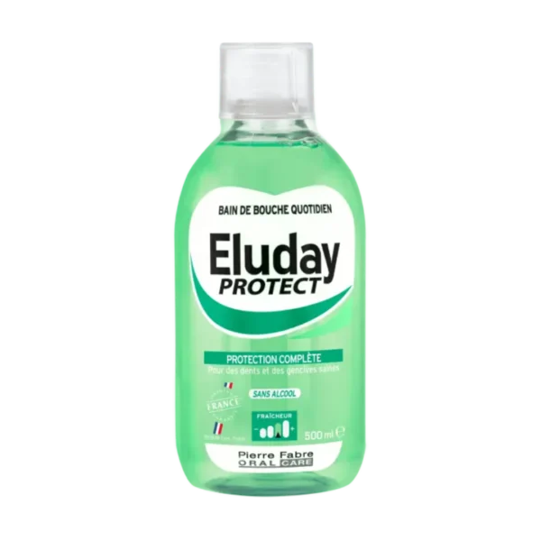 BAIN DE BOUCHE ELGYDIUM ELUDAY PROTECT QUOTIDIEN 500 ML
