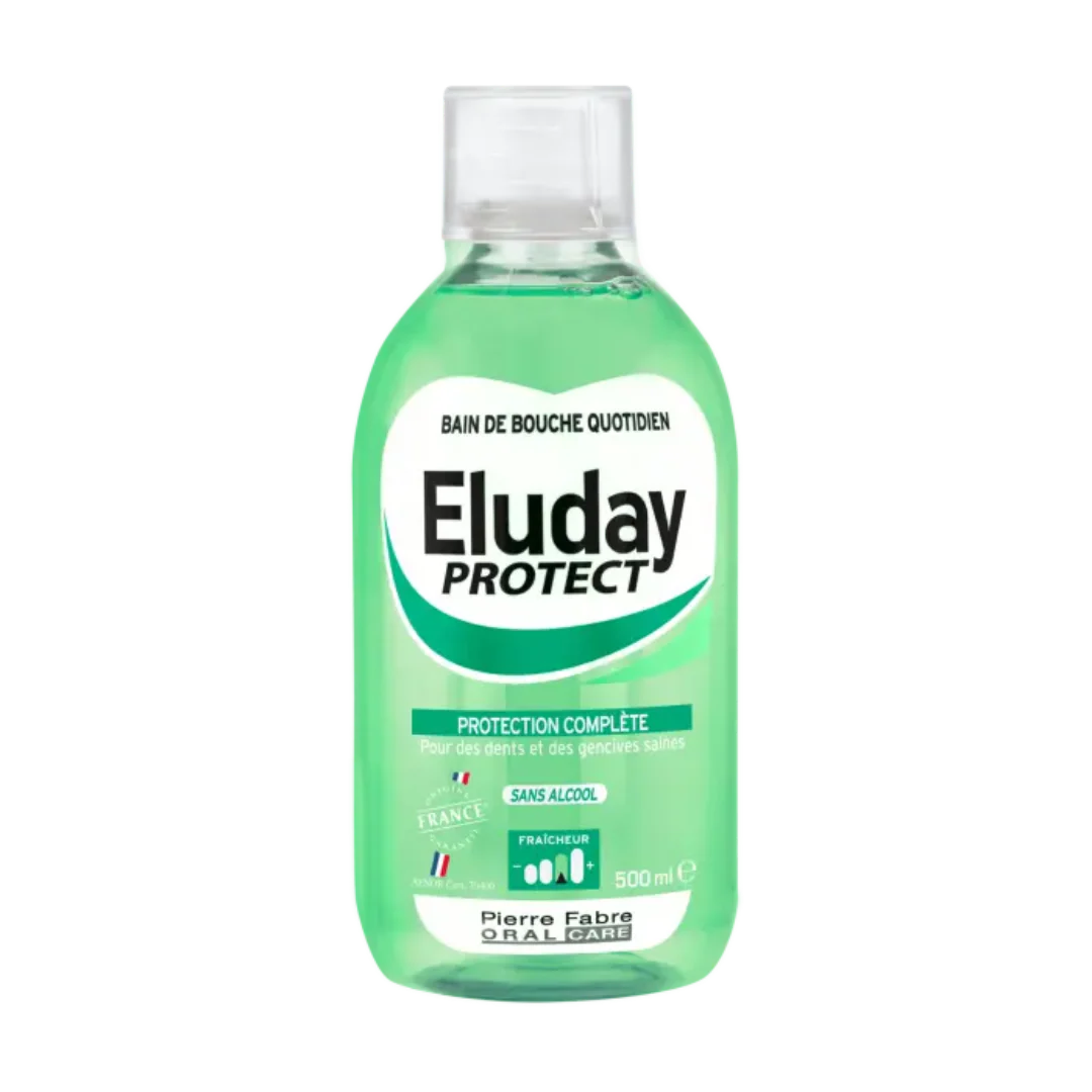 BAIN DE BOUCHE ELGYDIUM ELUDAY PROTECT QUOTIDIEN 500 ML - Image 1
