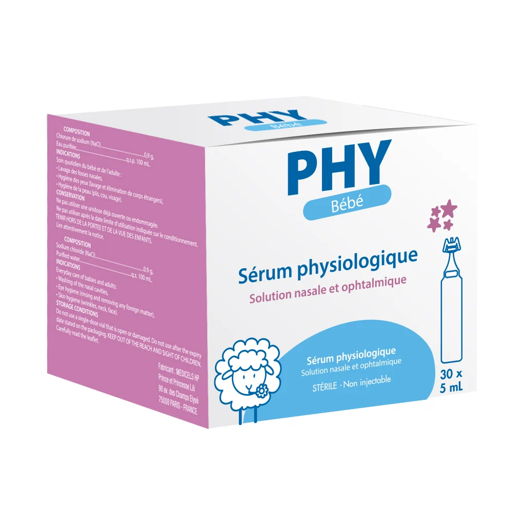 SERUM PHYSIOLOGIQUE 30/5ML MEDICELS - Image 1