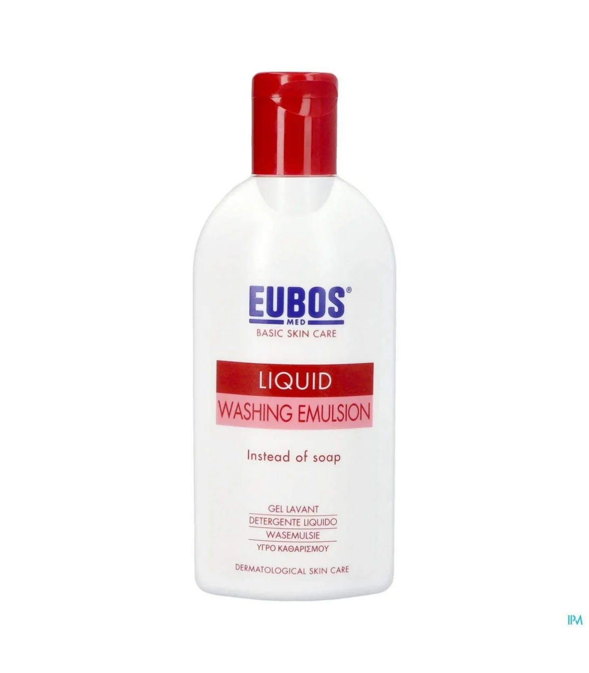EUBOS GEL LAVANT 200 ML ROUGE AVEC PARFUM - Image 1