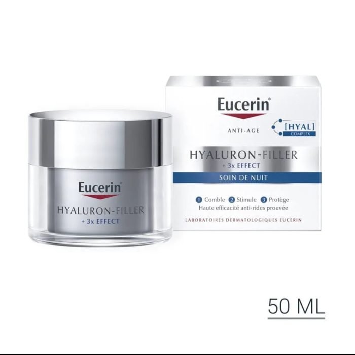 EUCERIN HYALURON FILLER NUIT 50 ML + 3 EFFETS **** - Image 1
