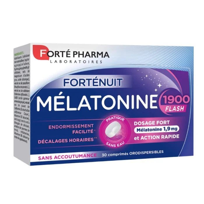 MELATONINE FLASH 1900 X 30 CP FORTE PHARMA - Image 1