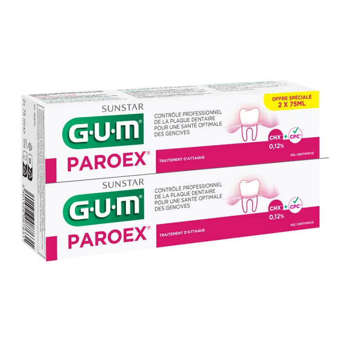 DENTIFRICE GUM PAROEX DUO X2 *1770/2 - Image 1