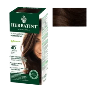 HERBATIN COLORATION 4 D CHATAIN DORE
