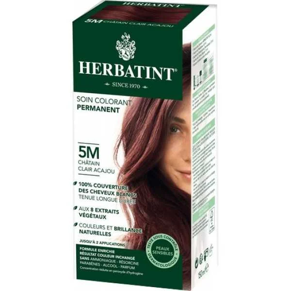 HERBATIN COLORATION 5 M CHATAIN CLAIRE ACAJOU