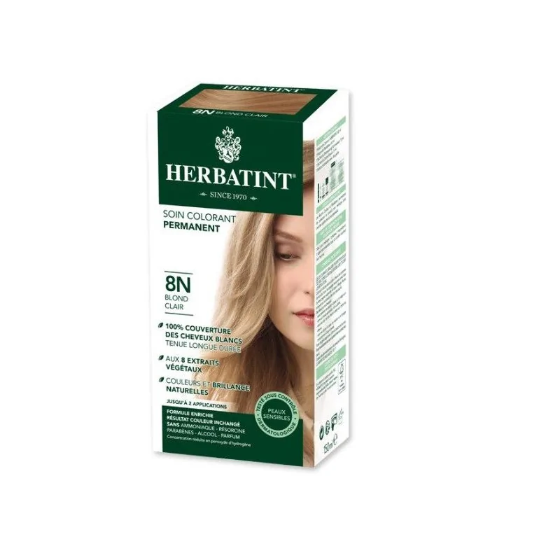 HERBATIN COLORATION 8N BLOND CLAIRE - Image 1
