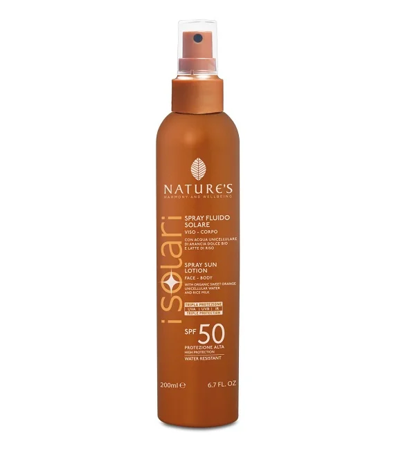 ISOLARI SPRAY FLUIDE SOLAIRE ADULTE VISAGE ET CORPS SPF50+ 200 ML