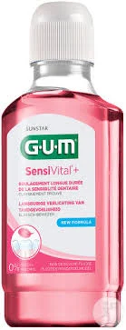 BAIN DE BOUCHE GUM SENSIVITAL+ SOULAGEMENT LONGUE DUREE 6081