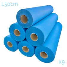 DRAPS D' EXAMEN PLASTIFIER BLEU