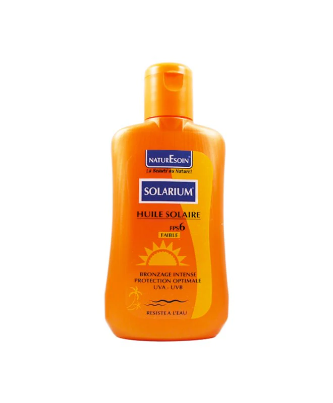 SOLARIUM HUILE SOLAIRE PROTECTRICE FPS 6 FAIBLE 100 ML - Image 1