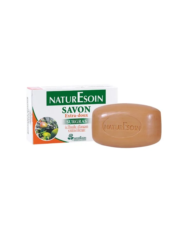 SAVON EXTRA DOUX 85 GR ARGAN NATURESOIN - Image 1