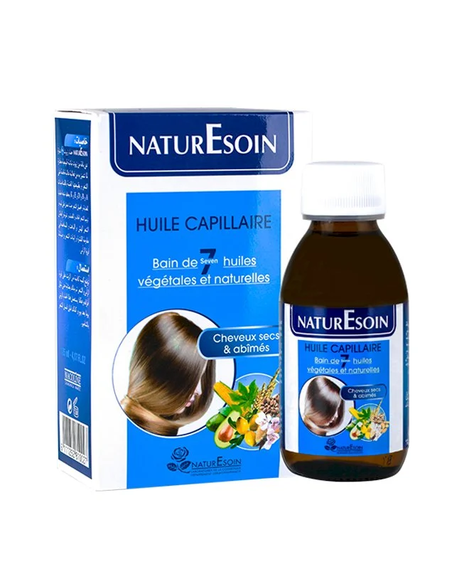 NATURESOIN HUILE CAPILLAIRE 7 CHEV SEC ET ABIME 125 ML - Image 1