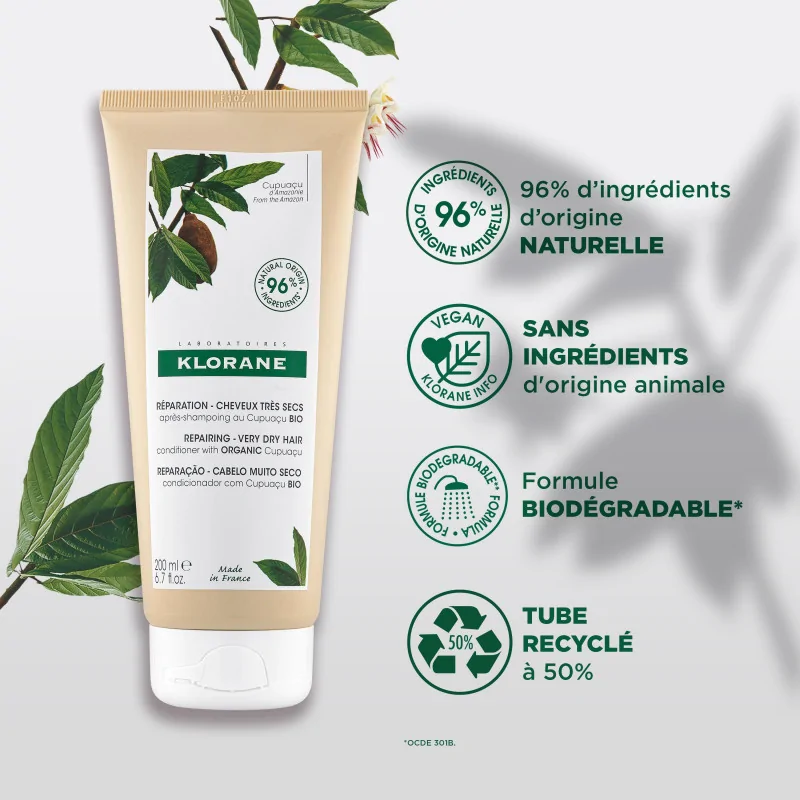 KL BAUME APRES SHAMPOING AU CUPUAÇU BIO 200 ML - Image 1