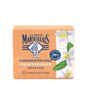 SAVON MARSEILLE SIMPLE 150 GR FLEUR ORANGE