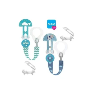 MAM ATTACHE SUCETTE CLIP+COVI