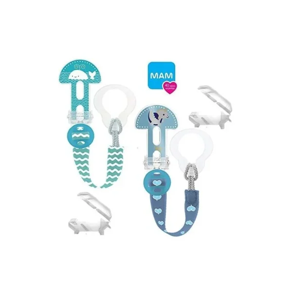 MAM ATTACHE SUCETTE CLIP+COVI