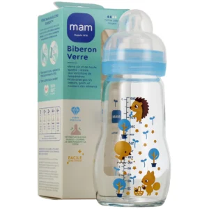 MAM BIBERON EN VERRE 260 ML