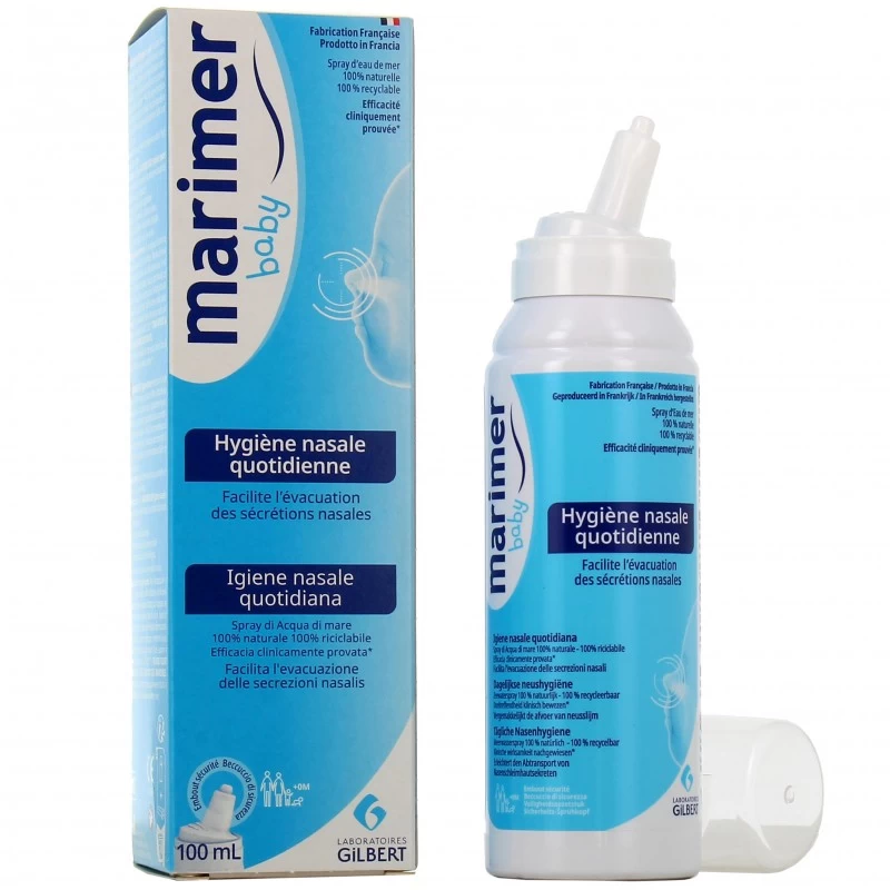 MARIMER ISOTONIQUE BABY 100 ML HYGIENE NASAL QUOTIDIENNE - Image 1