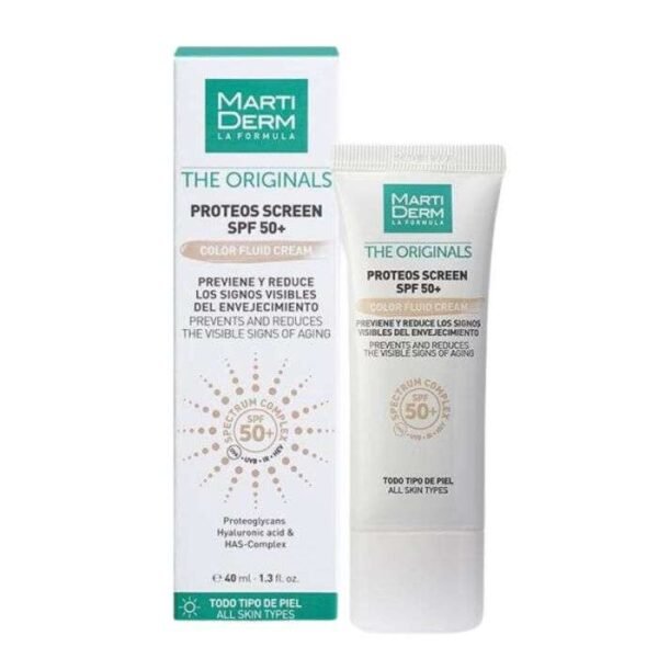MARTIDERM PROTEOS SUNSCREEN SPF50+ TEINTE 40 ML