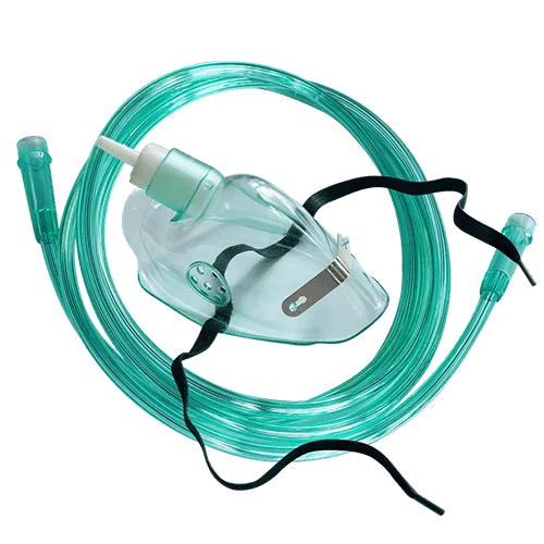 MASQUE A OXYGENE VERT ADULTE 2M